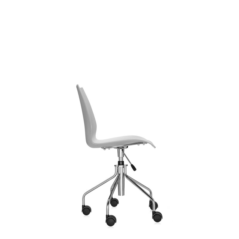Maui Swivel Task Chair, Pale Gray