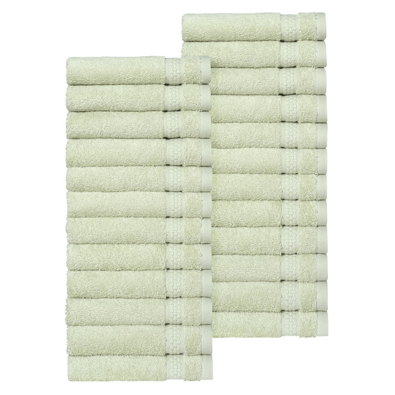 Essuie-mains en coton turc Starlight, Vert