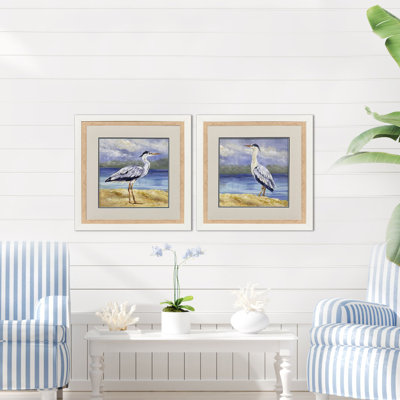 «Heron by the Sea», art encadré