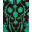 Overdyed Hand-Knotted Wool Modern-Contemporary Green Area Rug 3' 2" x 5' 4"