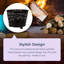 Portable Fire Basket Log Burner Fire Pit Outdoor Charcoal Firewood Metal Black