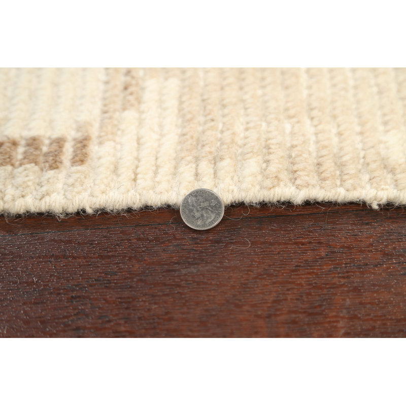 One-of-a-Kind 5'5" X 7'7" Wool Area Rug in Beige