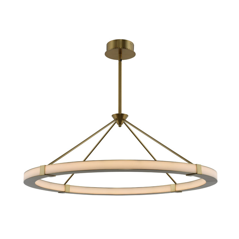 Lavo 1 LT Winter Brass Chandelier Kalco