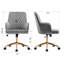 Chaise de travail en velours Anderson-859136957