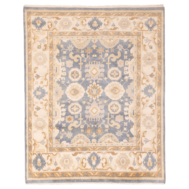 Tapis bleu royal Royal Oushak 8 pi 1 po x 9 pi 11 po