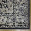 Tapis à bordure médaillon marine / gris Laeh Lamar-809133012