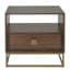 Table de bout avec rangement Yedinak