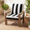 Coussins de siège d'extérieur l 24 po x P 24 po x H 5,5 po