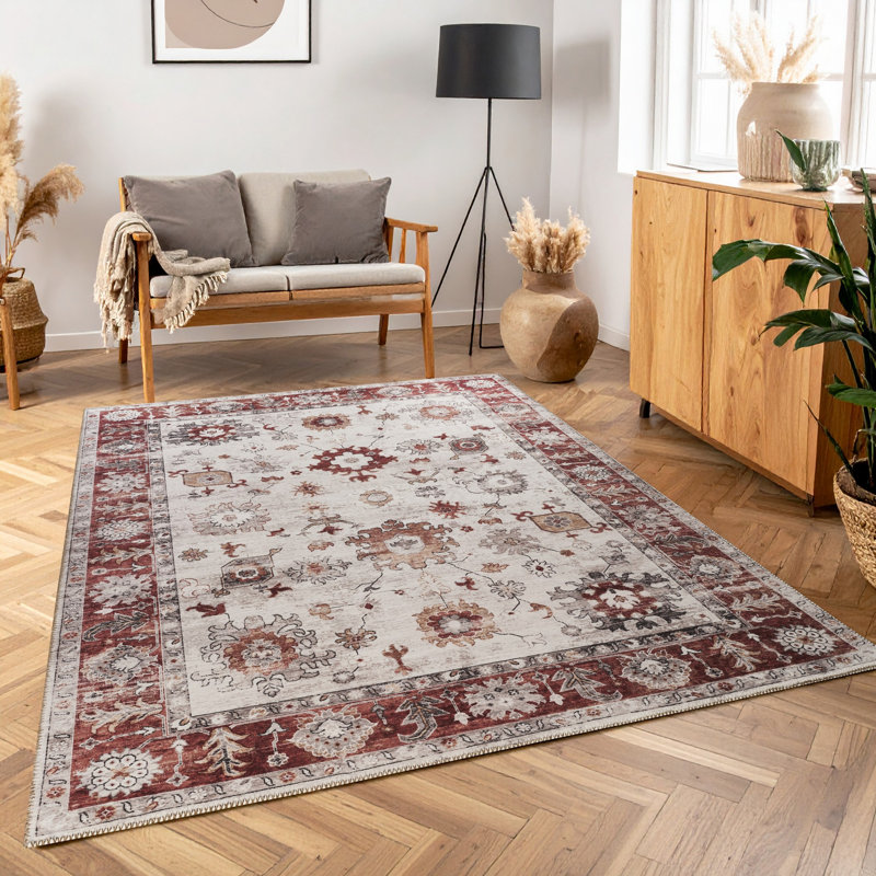 Oxford Red Area Rug, Runner 2'6'' x 9'8''