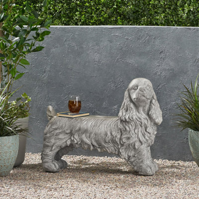 STATUE DE COWER SPANIEL DOG