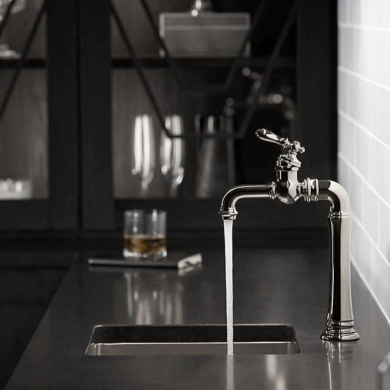Artifacts® Gentleman's Bar Faucet with Accessories, Vibrant Brushed Bronze