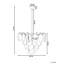 ACARIGUA Glass Brass Chandelier