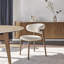 Chaise en bois massif avec coussin