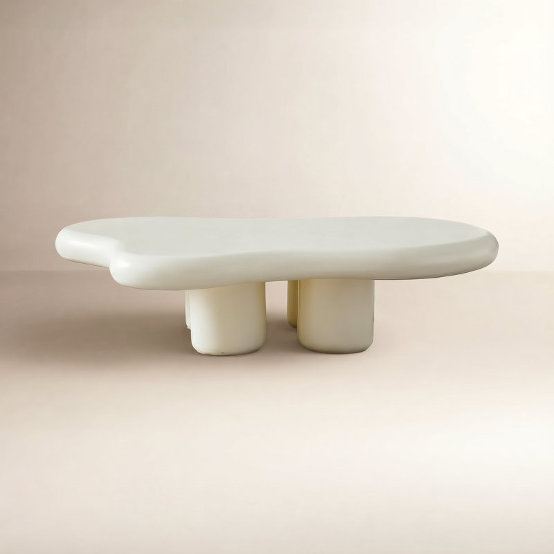 Table basse Allrich, Beige