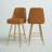 Pavlik Upholstered Faux Leather Counter Stool with Iron Frame-1952532862