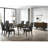 Ibo 2-door Sideboard Buffet Storage Cabinet Dark Walnut