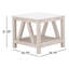 Table de bout avec rangement Neptunia