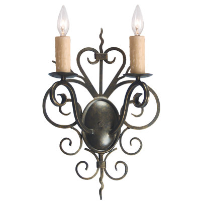 Kenneth 2 - Light Candle Wall Light