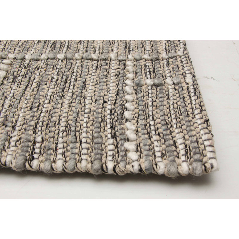 Tapis unique en laine nouvel âge de 5 pi 11 po x 9 pi Arlynes