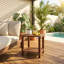 Candrice Rectangular Outdoor Side Table-1776453309