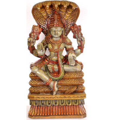Vishnu sur Sheshnag