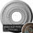 Endurathane Lauren Ceiling Medallion, 20 5/8"OD x 6 1/4"ID x 1 3/8"P (Fits Canopies up to 6 1/4"), Hand-Painted Bronze Blue Patina Finish-28577873