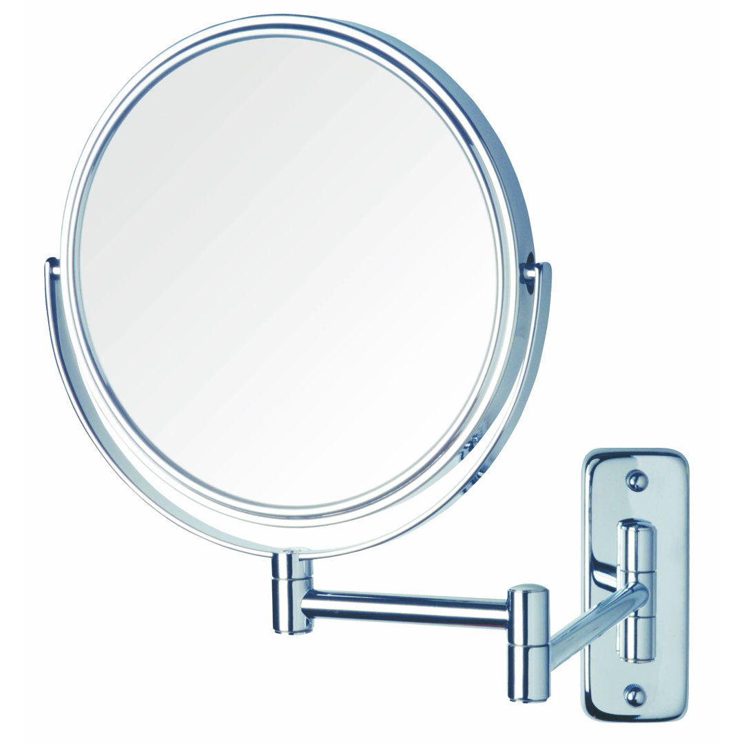 Akea 8" Wall Mount Magnified Makeup Mirror Ebern Designs