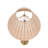 Bali 61” Boho Metal Floor Lamp with Rattan Shade for Living rooms, Bedrooms, Reading areas, and Home offices
