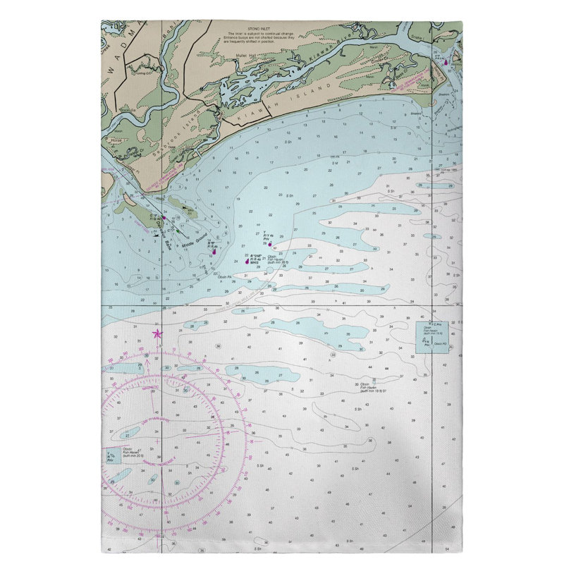 Serviette de main Ruislip Charleston Harbor andappraches
