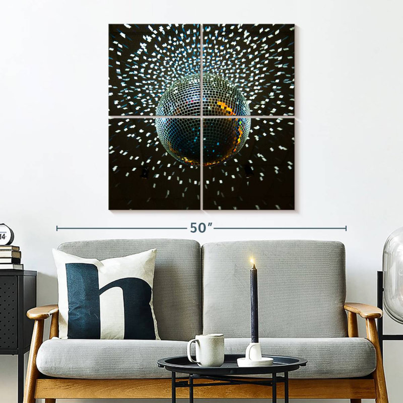 Abarca Disco Ball Lights, 32" H x 32" W