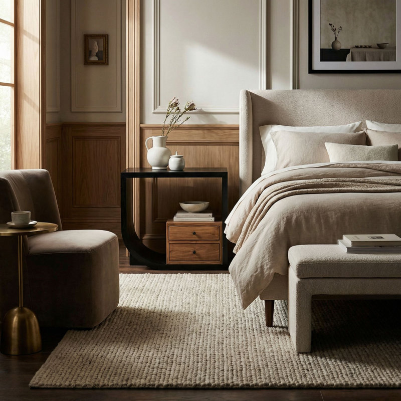 Table de bout avec rangement Burton