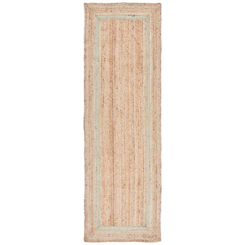 Gast Natural Fiber Hand Woven Jute Rug, Runner 2'6" x 8'