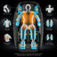 Fauteuil de massage inclinable électrique en similicuir-1747935697