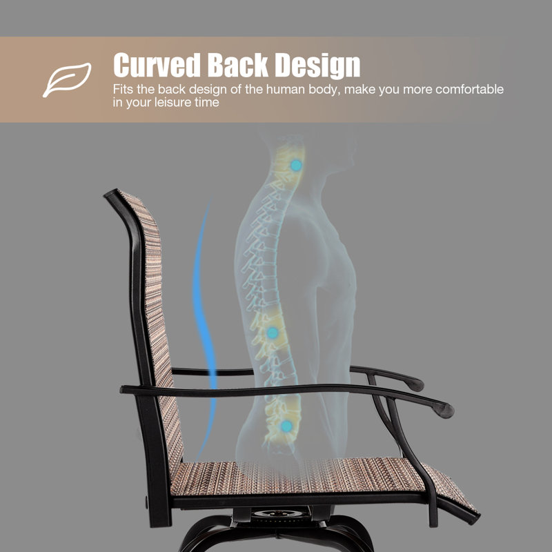 Iron Outdoor 29.9'' Bar Stool