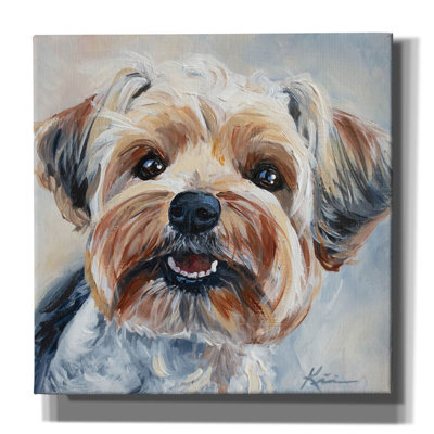 "Epic Graffiti" Must Love Dogs Silky Yorkie "par Lindsay Kivi, art mural sur toile
