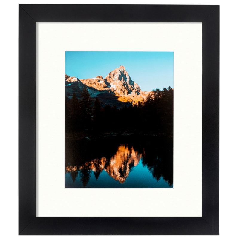 Cadre pour photo simple 8,5 po x 11 po, Porcelaine