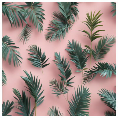 Tropical Palm Leaves Comforter