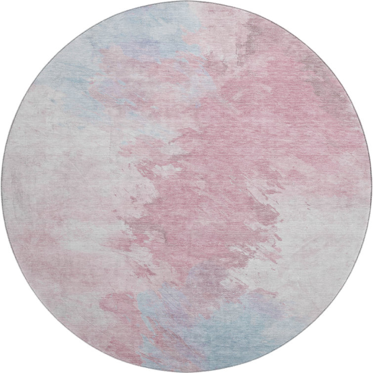 Premium Machine Washable Slesnick AMF1675 Abstract Rug