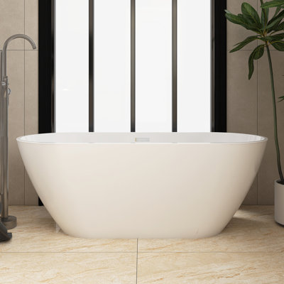 63'' x 28.38'' Soaking Acrylic Bathtub