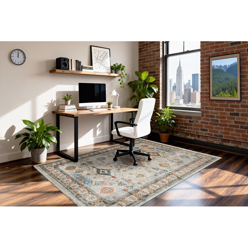 Tapis rectangulaire Juno, Rectangle 5 pi 3 po x 7 pi 7 po