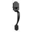 Ensemble de poignée de porte avant et pêne dormant, ensemble de serrure de porte avant avec bouton intérieur, poignée de cylindre simple à espacement des trous réglable, pour entrée pour droitier et gaucher et porte avant-110528810