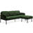 Upholstered Sofa With Ottoman-1317014443-1317014446