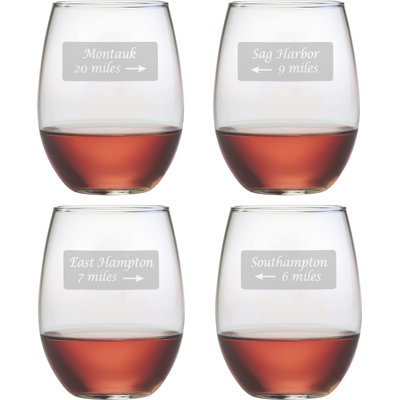21oz. Handmade Wine Glass Set