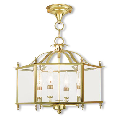 Djamshid Glass Semi Flush Mount
