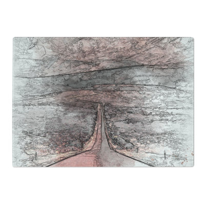 Tempered Glass Heading to Death Valley Chopping Board