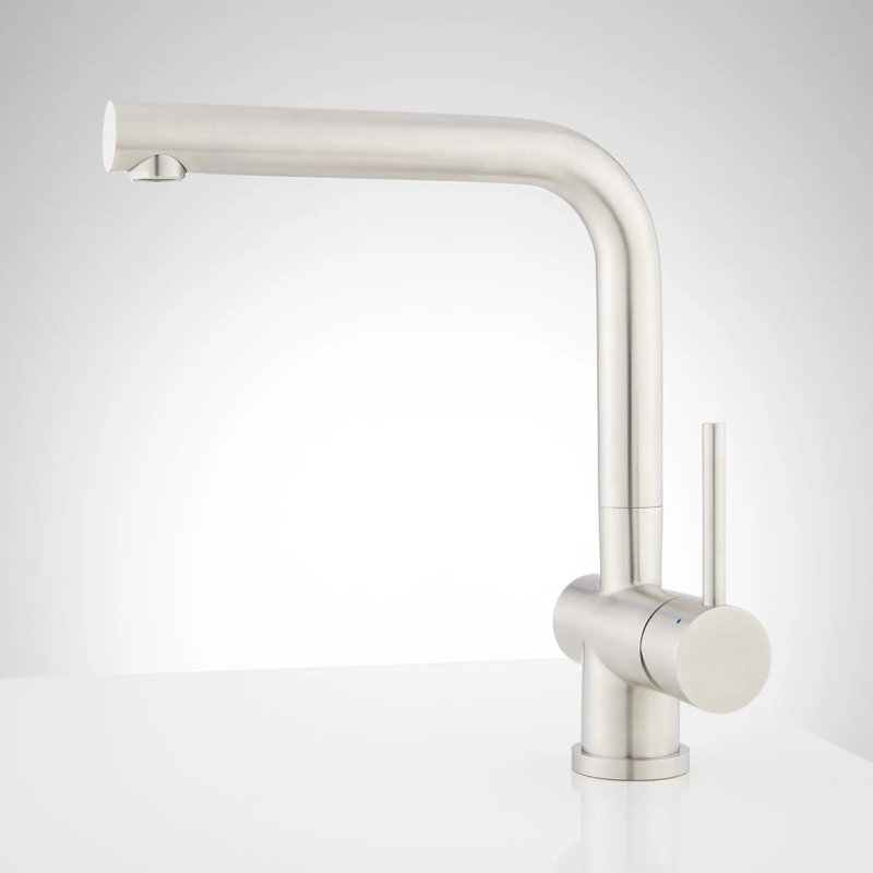 Bennett Single-Hole Stainless Steel Kitchen Faucet