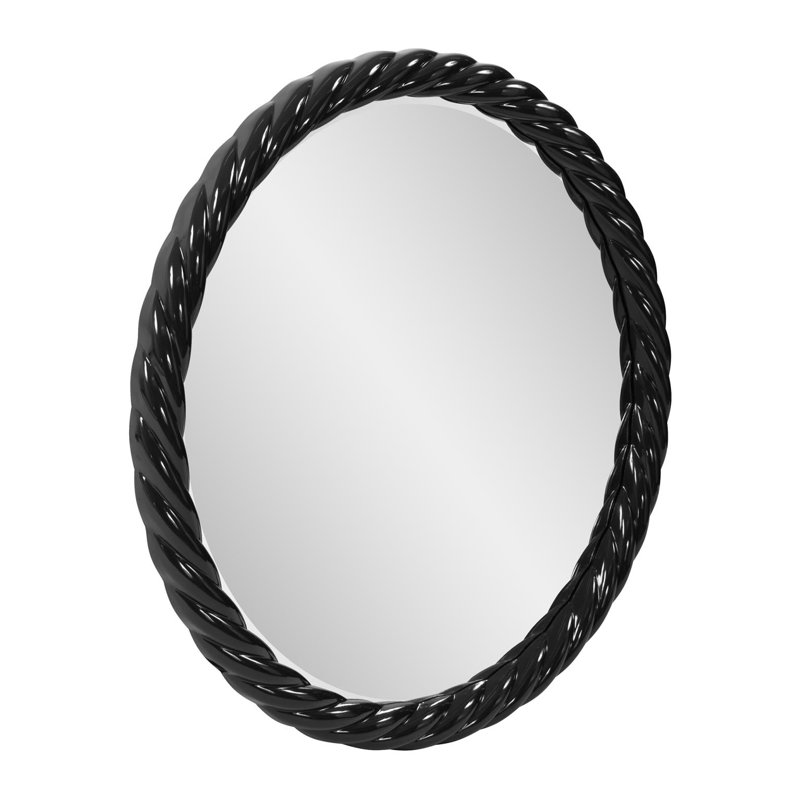Miroir rond Mara The Gita, Noir
