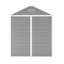 Campcraft 6*5Ft Resin Warehouse - Quality Polypropylene, Waterproof, Rust & Proof, Massive Capacity, Hd Window Storage Unit Protected,