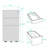 Gwendolyn 11.8'' Wide 3 -Drawer Mobile Steel File Cabinet-921329677