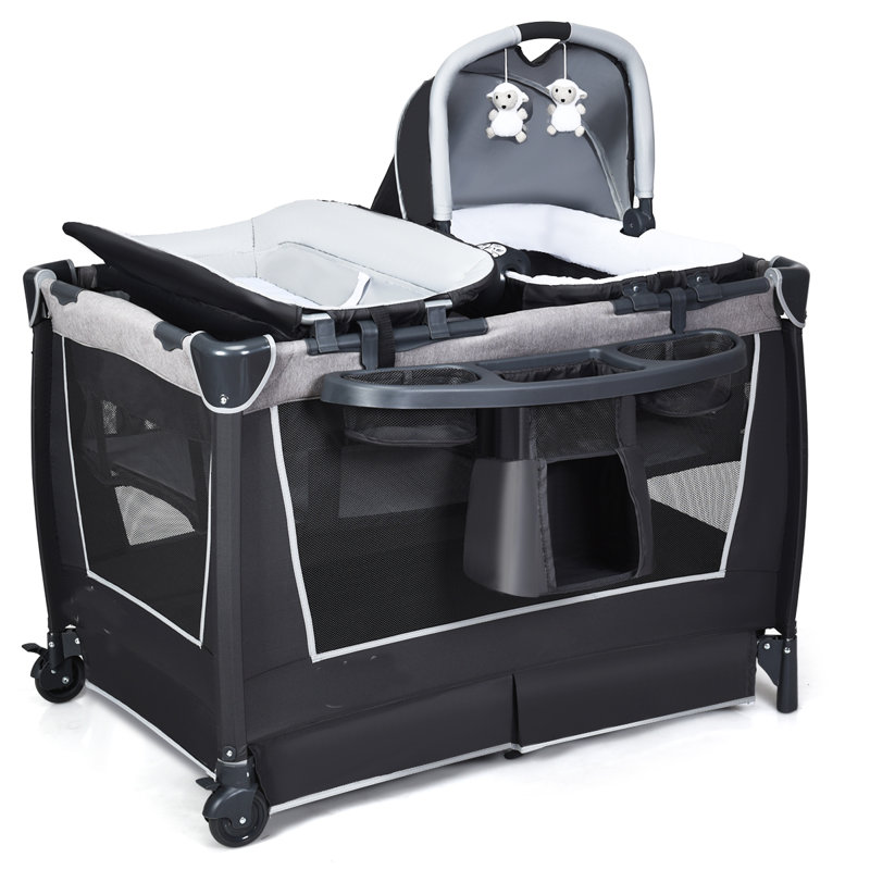 Cot Bed, Grey